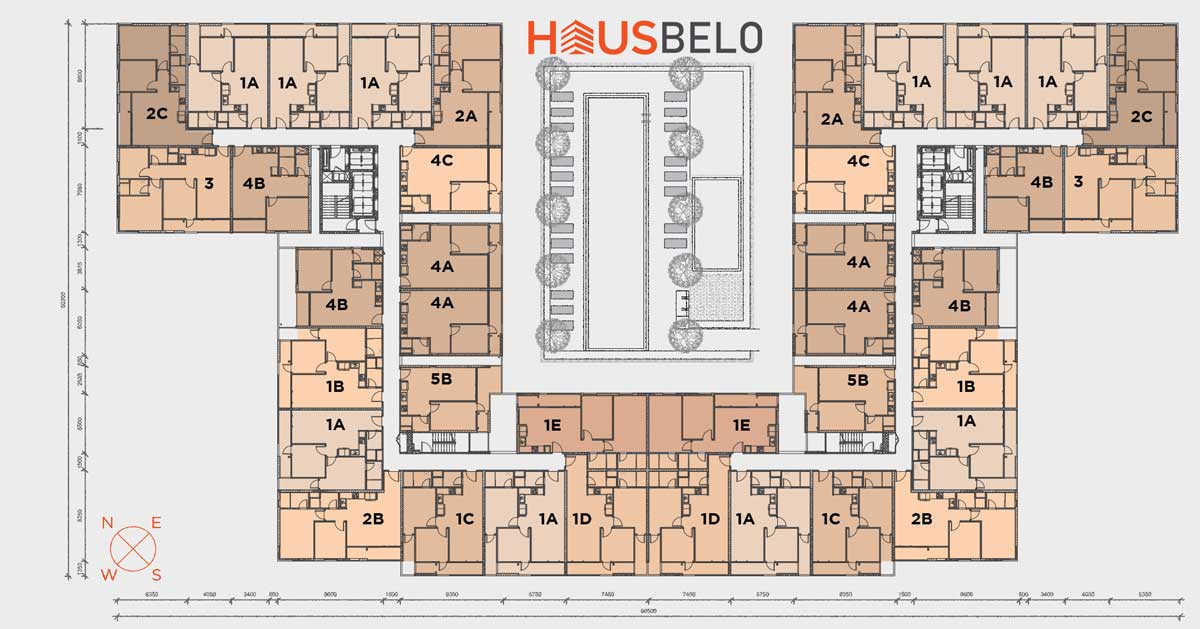 Dự án căn hộ Haubelo Quận 9 mat bang tang du an can ho hausbelo - Dự án căn hộ Haubelo Quận 9