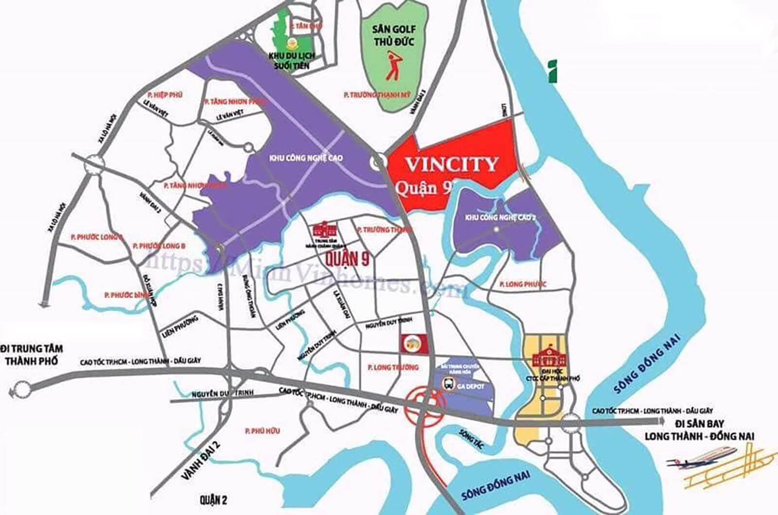 Vị trí đắc địa tọa lạc của dự án căn hộ Vincity Grand Park Quận 9 Vị trí đắc địa tọa lạc của dự án căn hộ Vincity Grand Park Quận 9