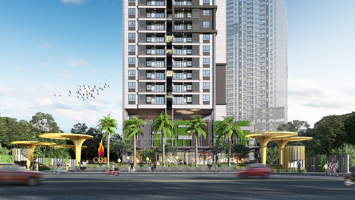 Phối cảnh dự án căn hộ chung cư Opal Boulevard Phạm Văn Đồng