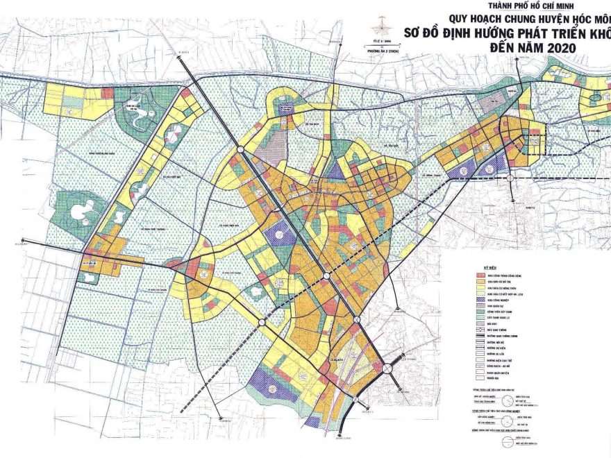 Bản đồ quy hoạch huyện hóc môn đến năm 2020 tại tphcm Bản đồ quy hoạch huyện hóc môn đến năm 2020 tại tphcm