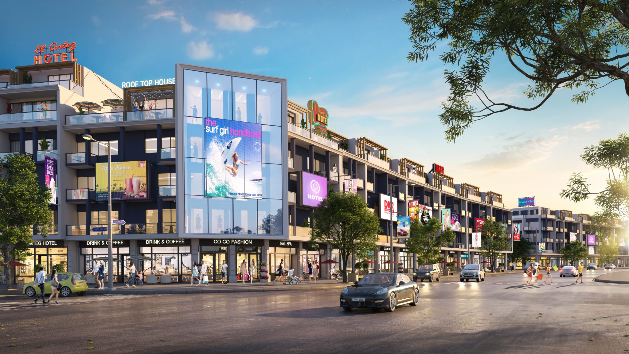 Loại hình nhà liền kề và shophouse ven biển thu hút đông đảo khách quan tâm