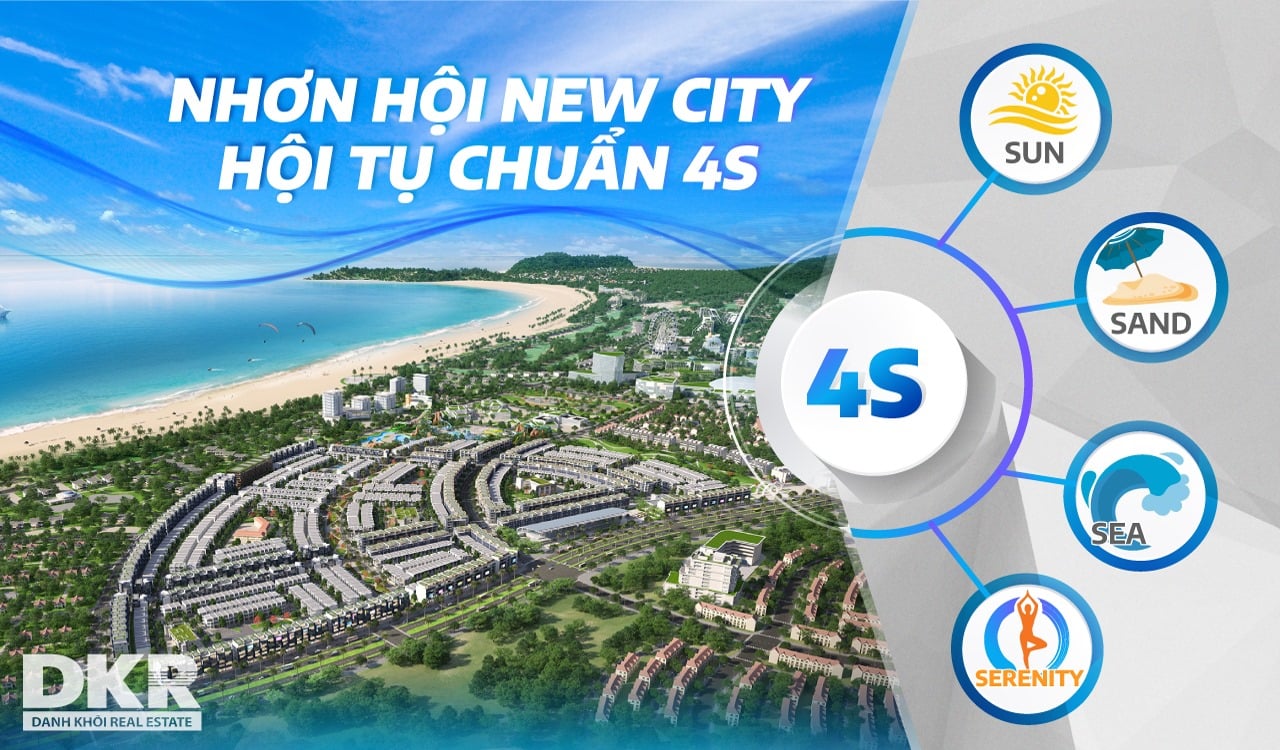 Tiêu chuẩn 4s tại khu đô thị Nhơn Hội New City