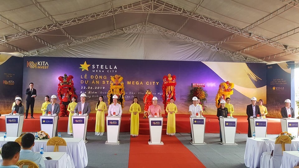 Động thổ dự án đất nền Stella Mega City của tập toàn Kita Invest