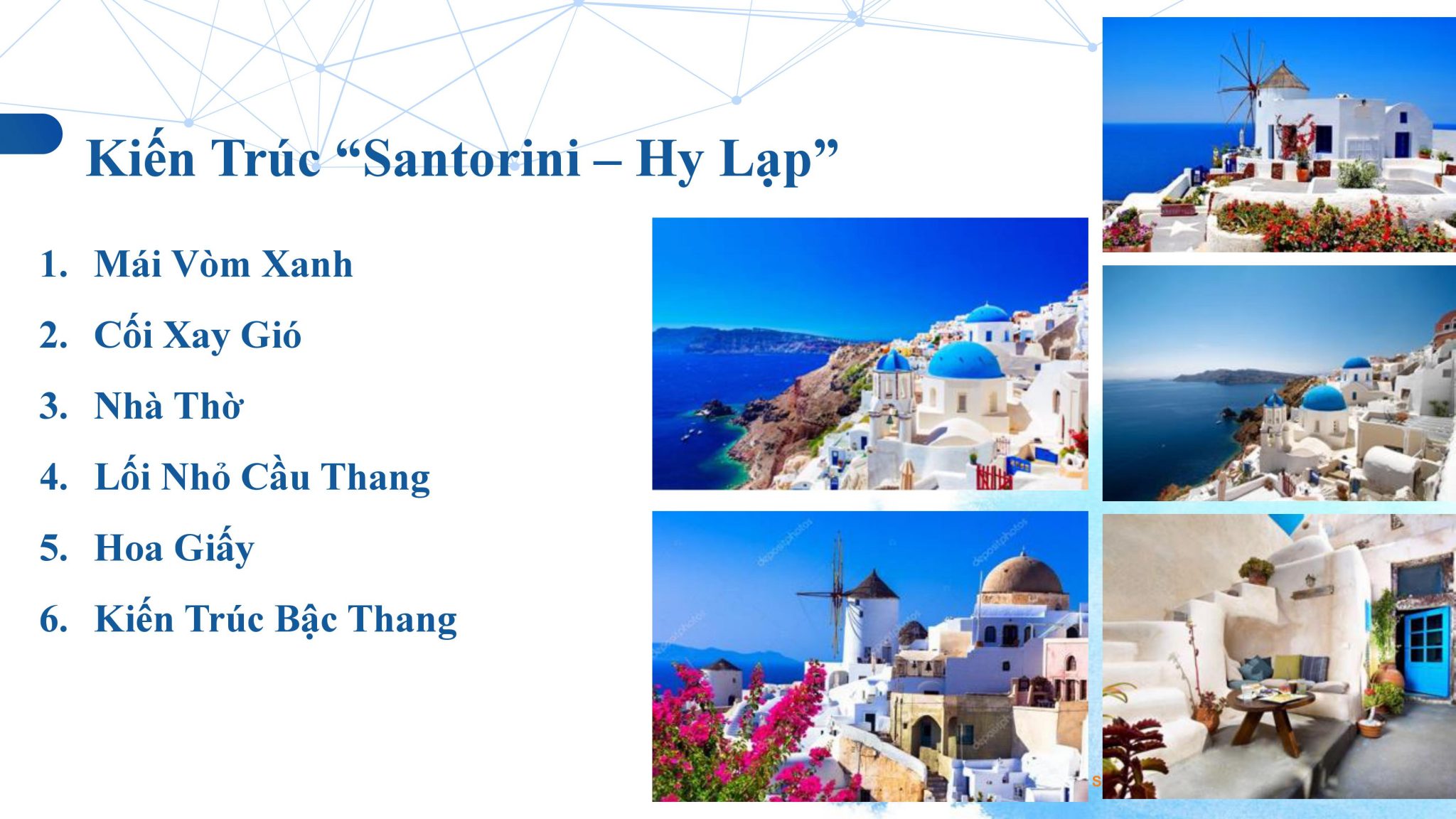 Kiến trúc Santorini - Hy Lạp ấn tượng nội khu dự án Cam Ranh Bay