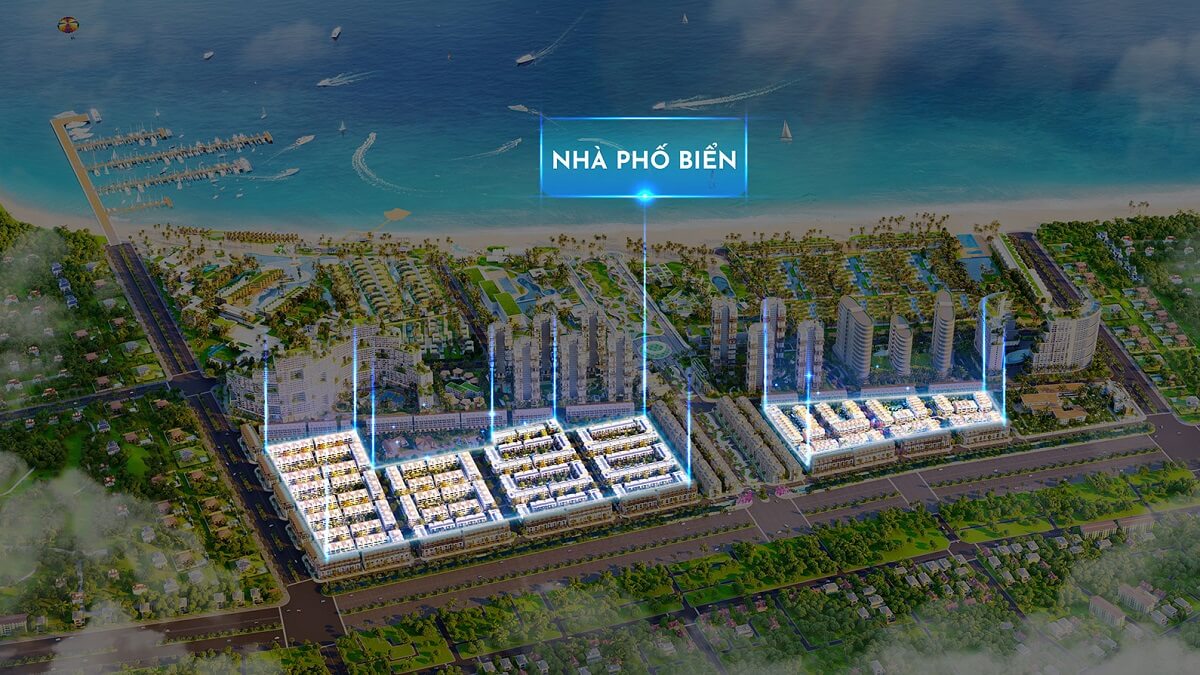 Phân khu nhà phố biển Thanh Long Bay Bình Thuận