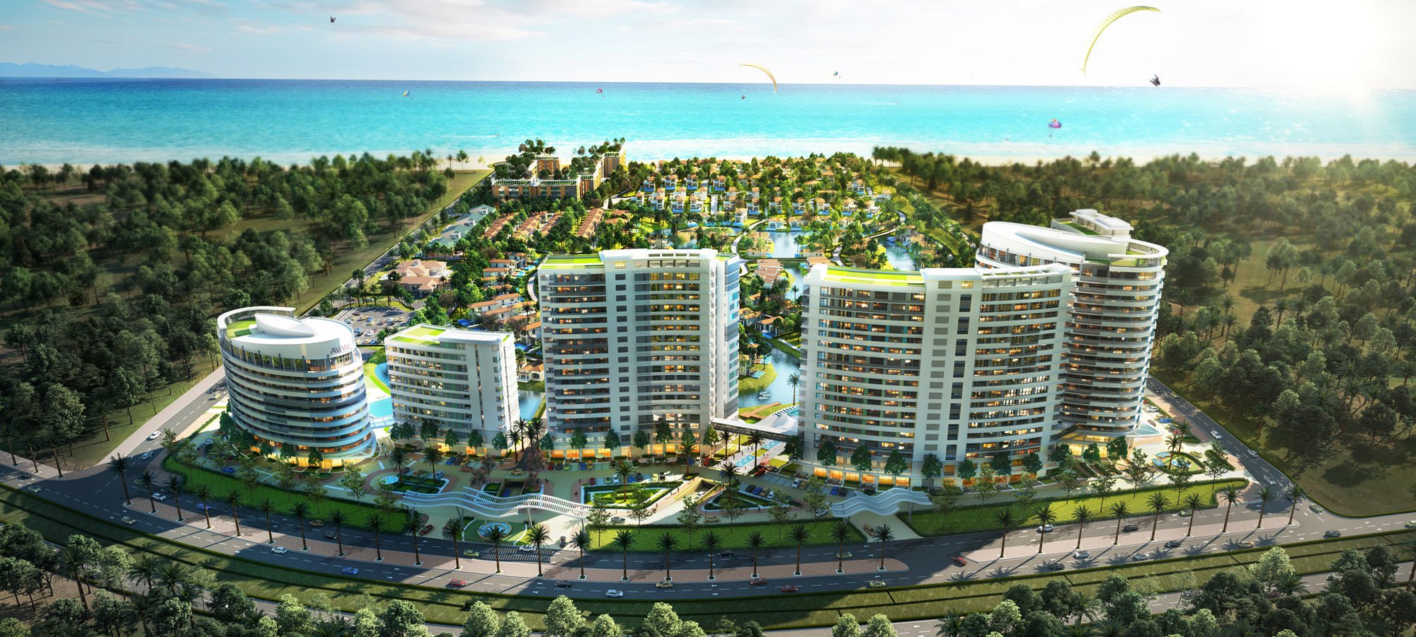 Phối cảnh dự án nghĩ dưỡng NovaBeach Cam Ranh Resort & Villas 
