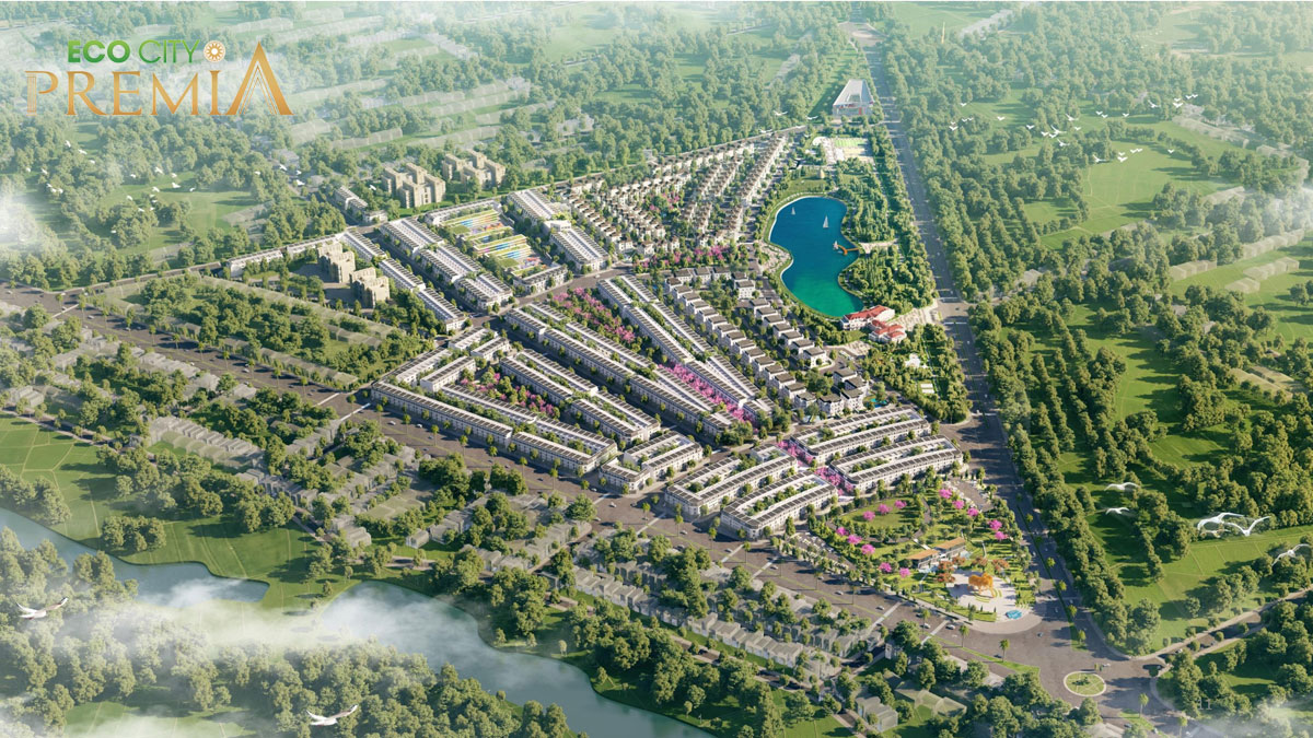 Phối cảnh dự án khu đô thị Eco City Premia Buôn Ma Thuột