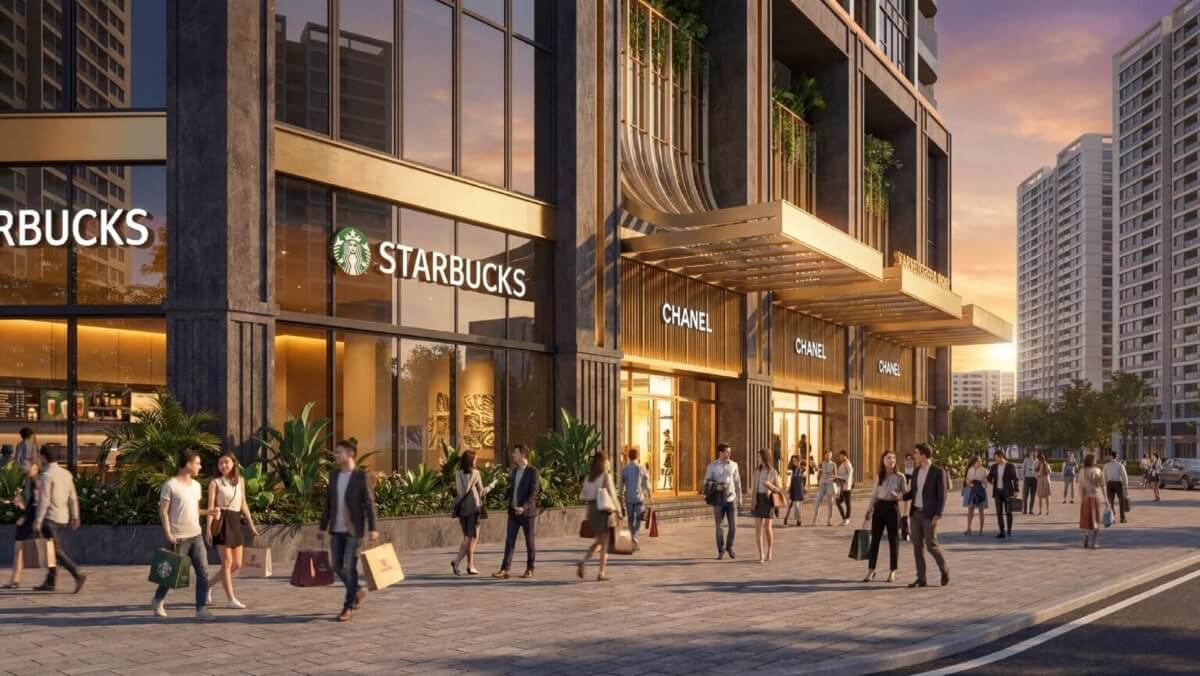 Shophouse khối đế dự án Sunshine Continental