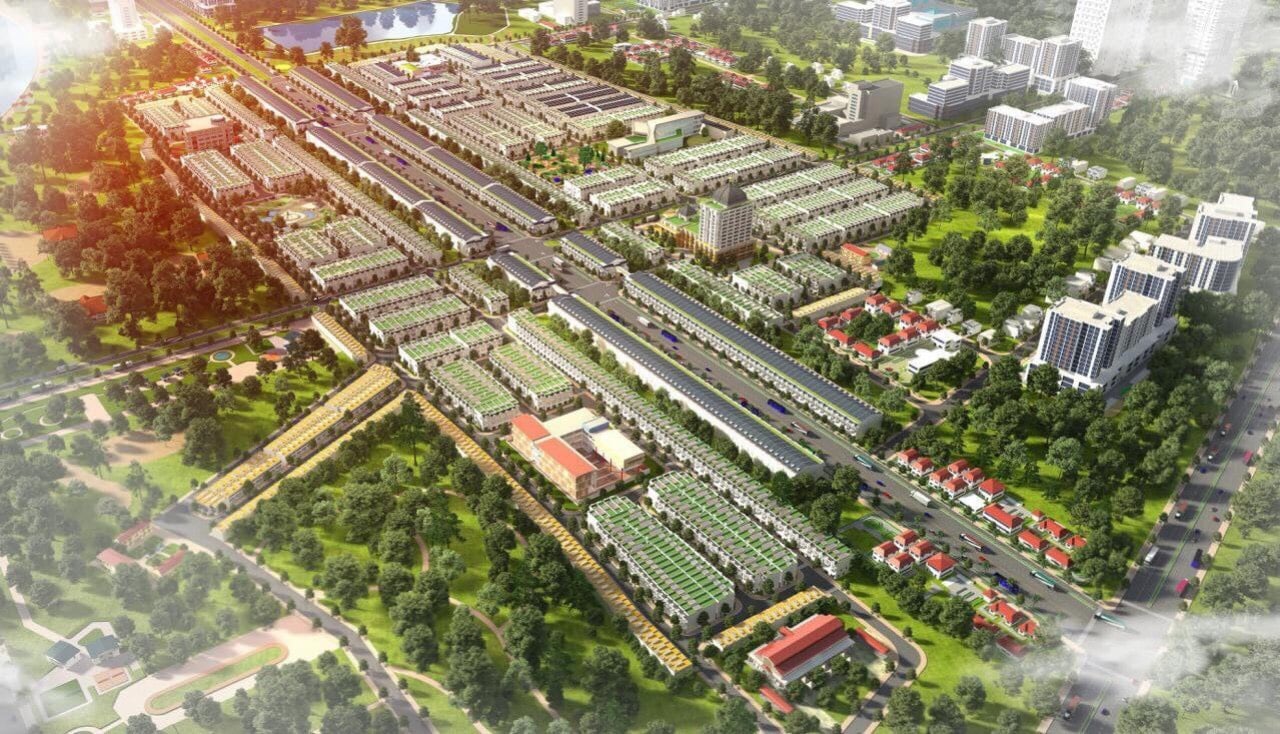 Mặt bằng dự án đất nền khu đô thị Phúc Hưng Chơn Thành Bình Phước