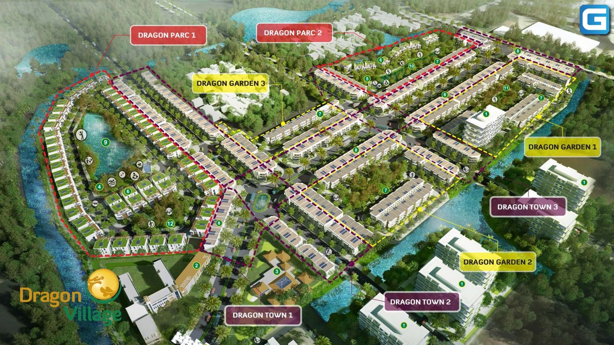 Dự án biệt thự Dragon Village Quận 9 - chủ đầu tư Công ty Cổ Phần Địa Ốc Phú Long