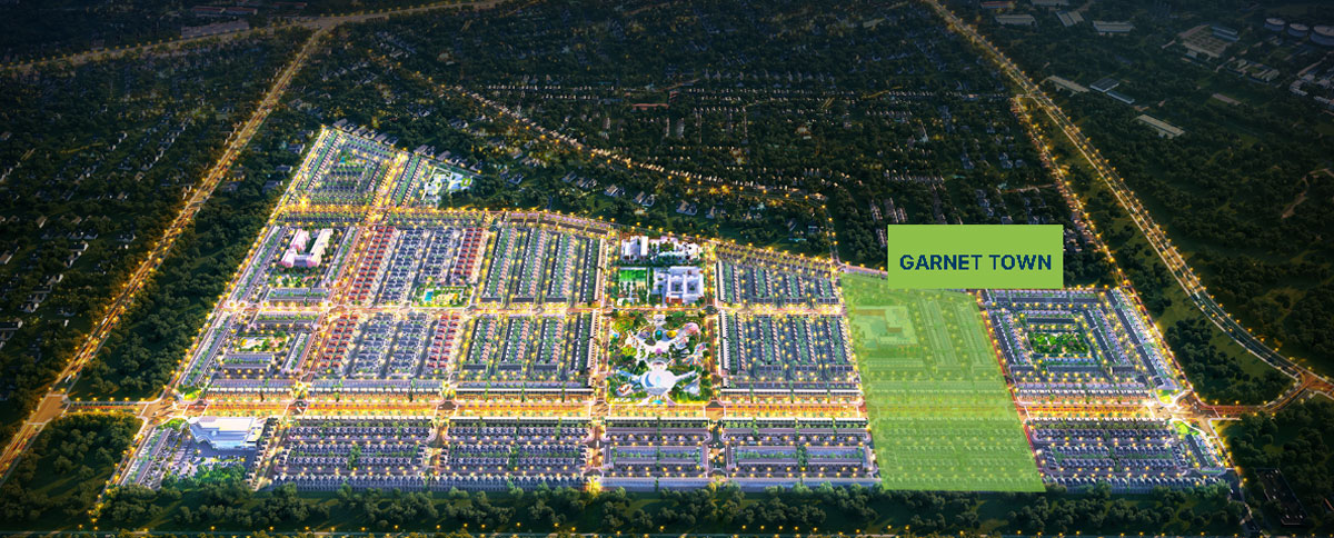 Phân khu Garnet Town - Dự án Gem Sky World Đất Xanh Long Thành Đất Xanh