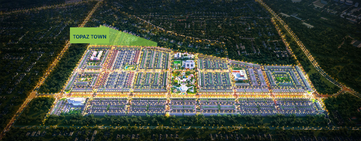 Phân khu Topaz Town - Dự án Khu đô thị Gem Sky World Đất Xanh Long Thành Đồng Nai