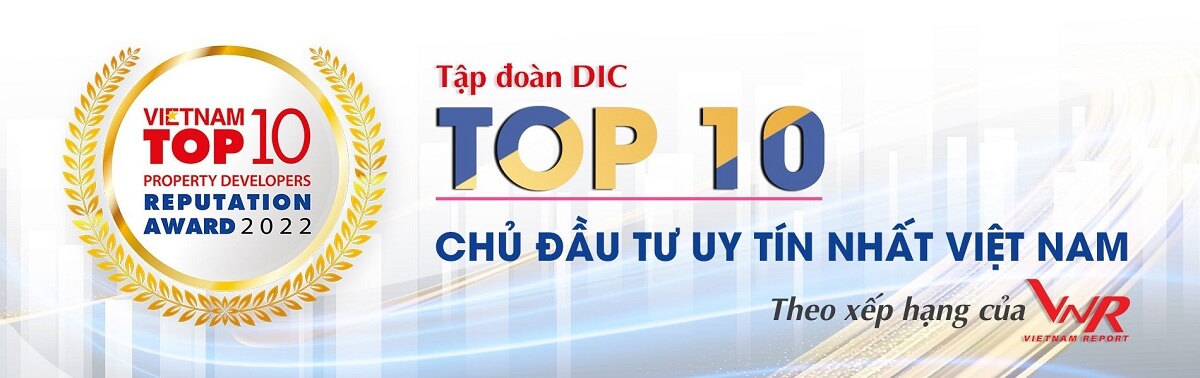 Giải thưởng Top 10 chủ đầu tư uy tín nhất Việt Nam theo xếp hạng của VNR