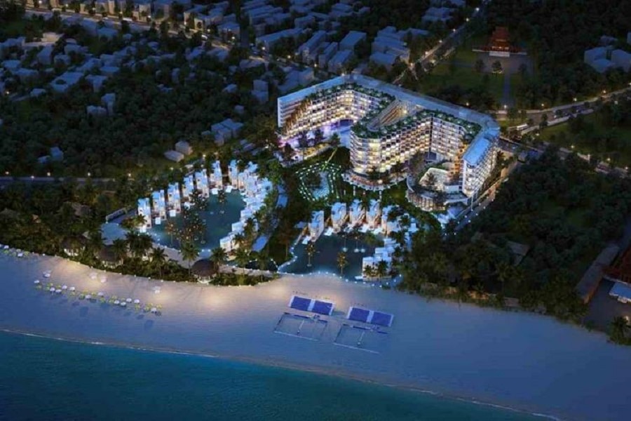 Phối cảnh dự án Charm Hồ Tràm Resort 