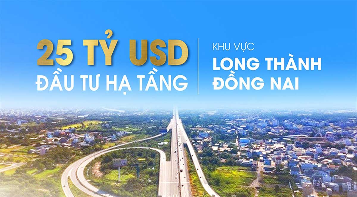 Hệ thống hạ tầng huyện Long Thành được đầu tư mạnh mẽ