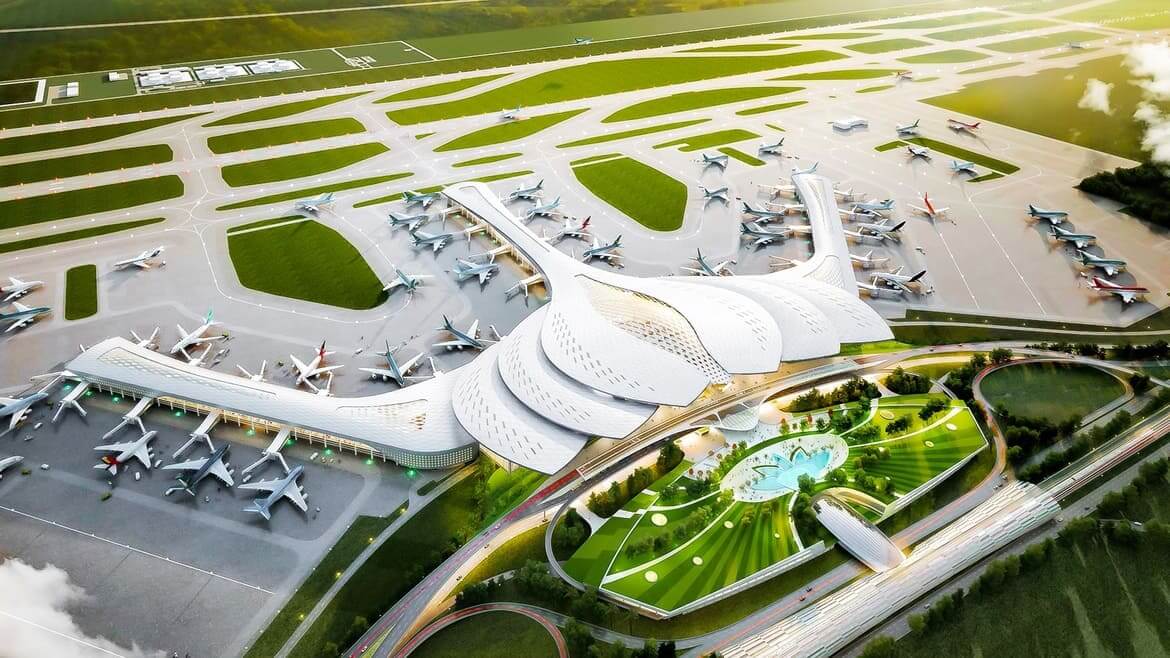 Hình ảnh phối cảnh nhà ga sân bay Long Thành Đồng Nai