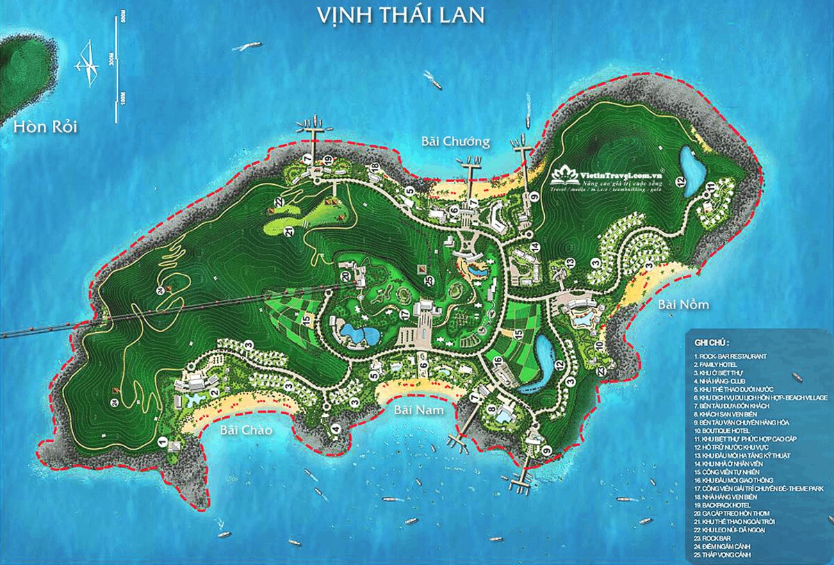 Quy hoạch dự án Hon Thom Paradise Island Phú Quốc