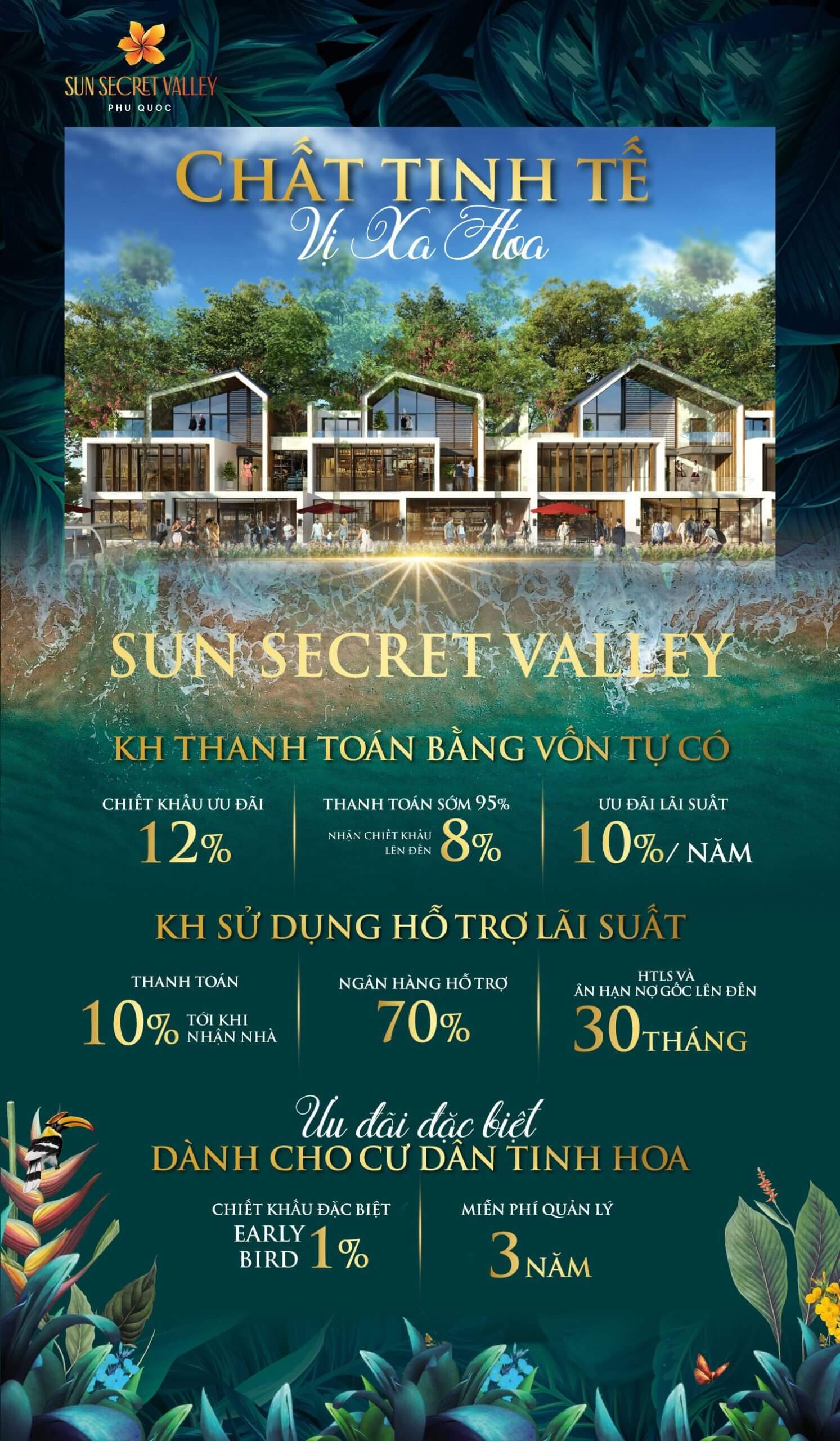 Chính sách bán hàng dự án Sun Secret Valley Phú Quốc