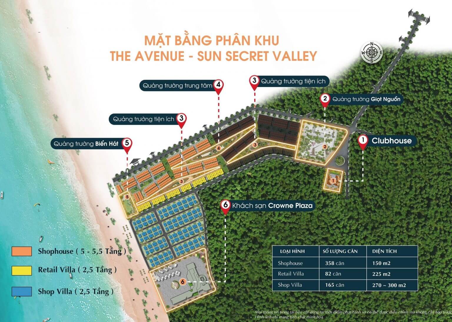 Mặt bằng tổng thể dự án Sun Secret Valley Phú Quốc