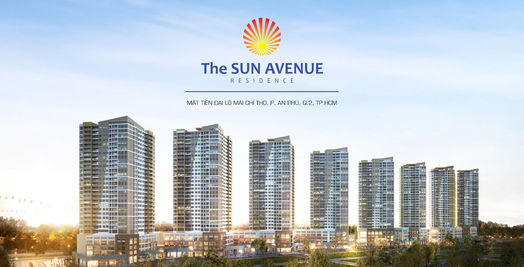 Dự án căn hộ chung cư The Sun Avenue 28 Mai Chí Thọ, quận 2, chủ đầu tư Novaland