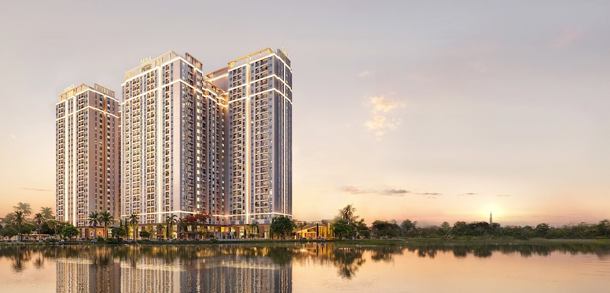 View sông từ căn hộ Khải Hoàn Prime