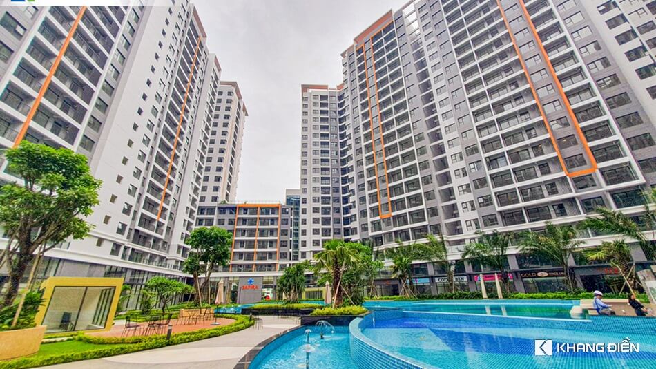 Hình ảnh thực tế dự án căn hộ chung cư Safira Khang Điền quận 9