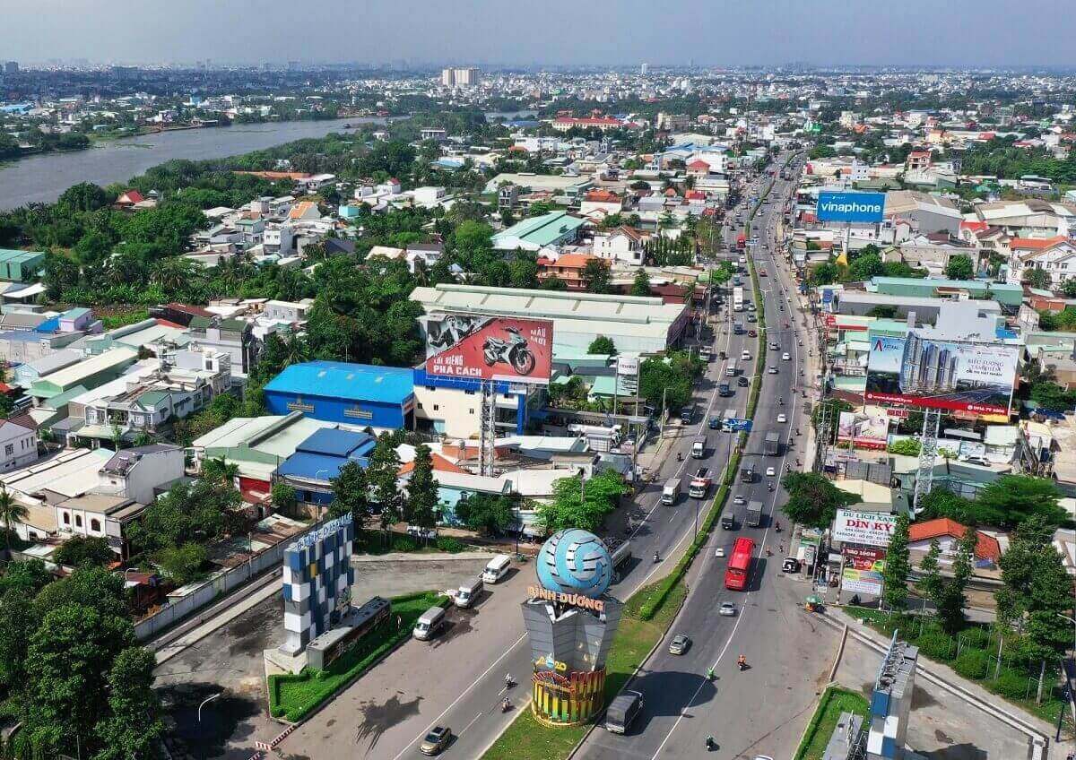 Hạ tầng Thành phố Thuận An Bình Dương