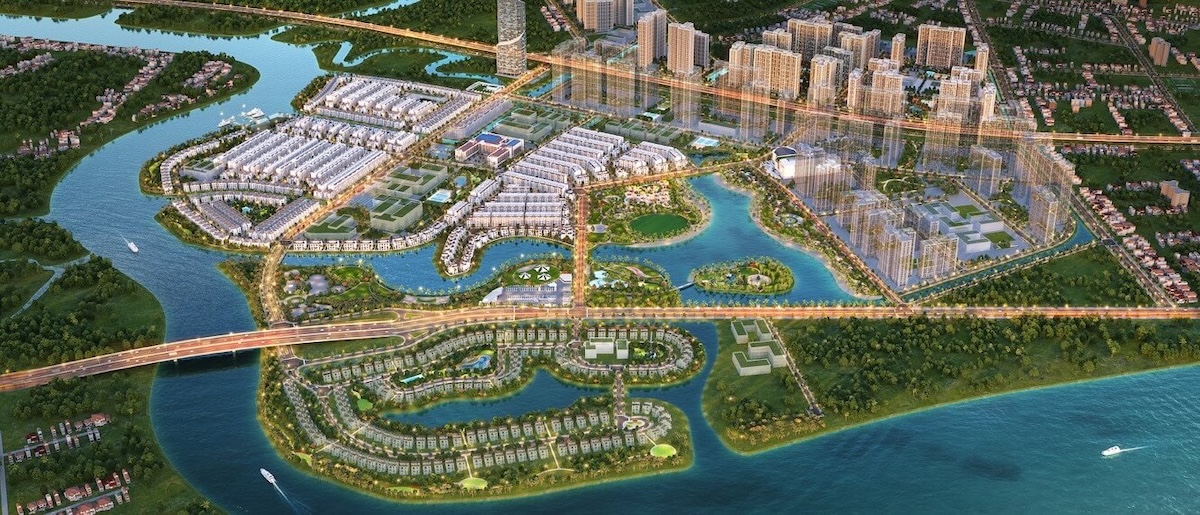 Mặt bằng phân khu thấp tầng tại Vinhomes Grand Park