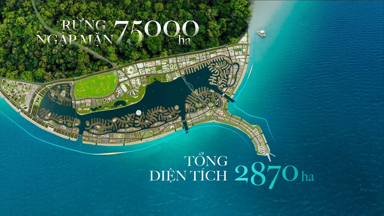 Tổng thể dự án khu đô thị Vinhomes Green Paradise Cần Giờ