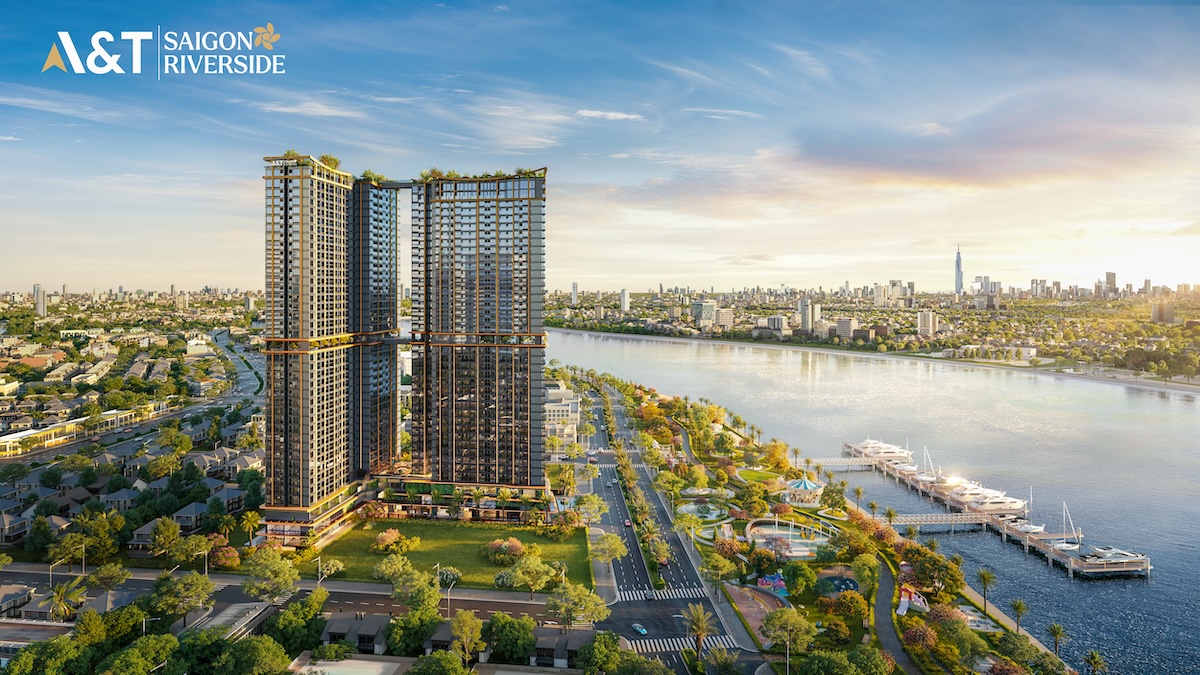 Phối cảnh tổng thể dự án AT Saigon Riverside