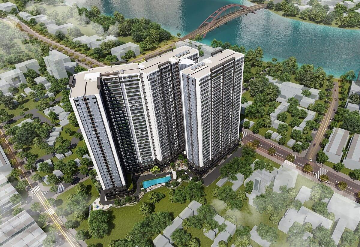 Phối cảnh dự án căn hộ Fresia Riverside Tân Vạn