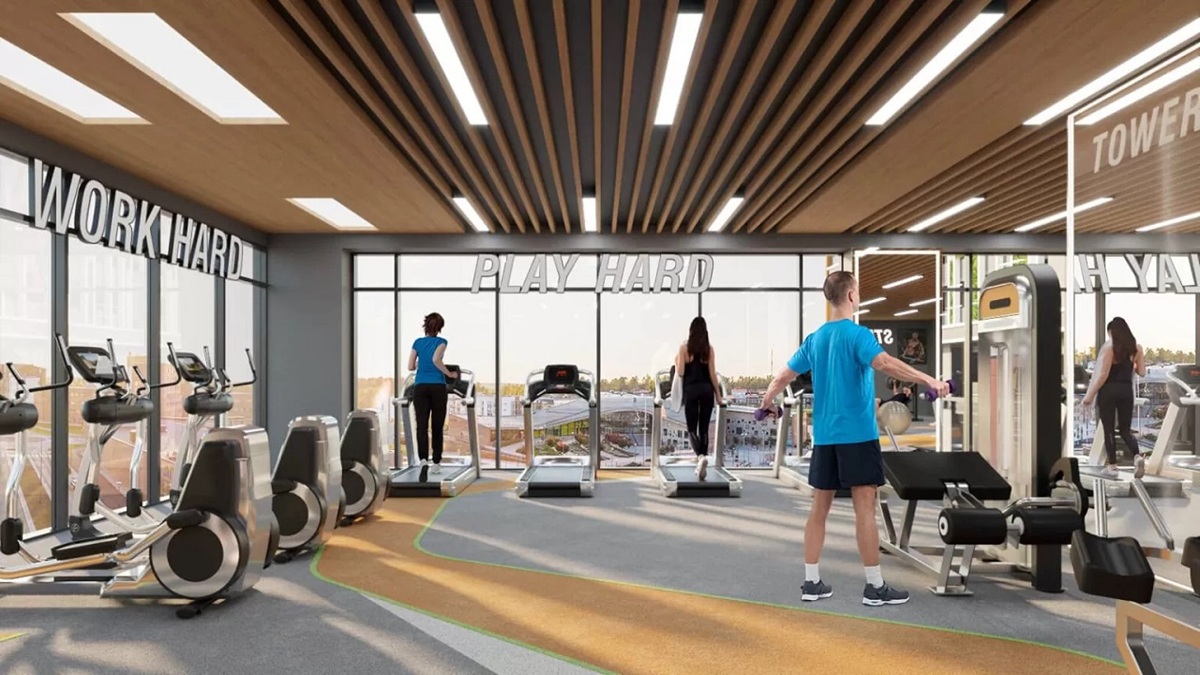 Phòng tập gym tại dự án Symlife