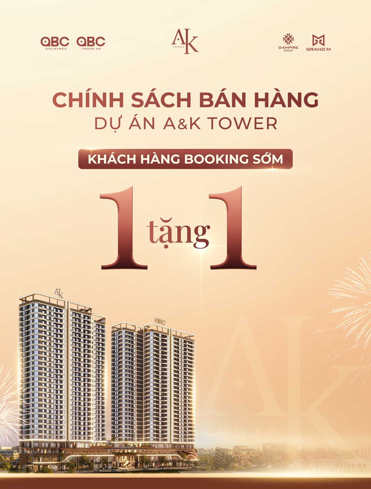 Chính sách ưu đãi dự án căn hộ A&K Tower