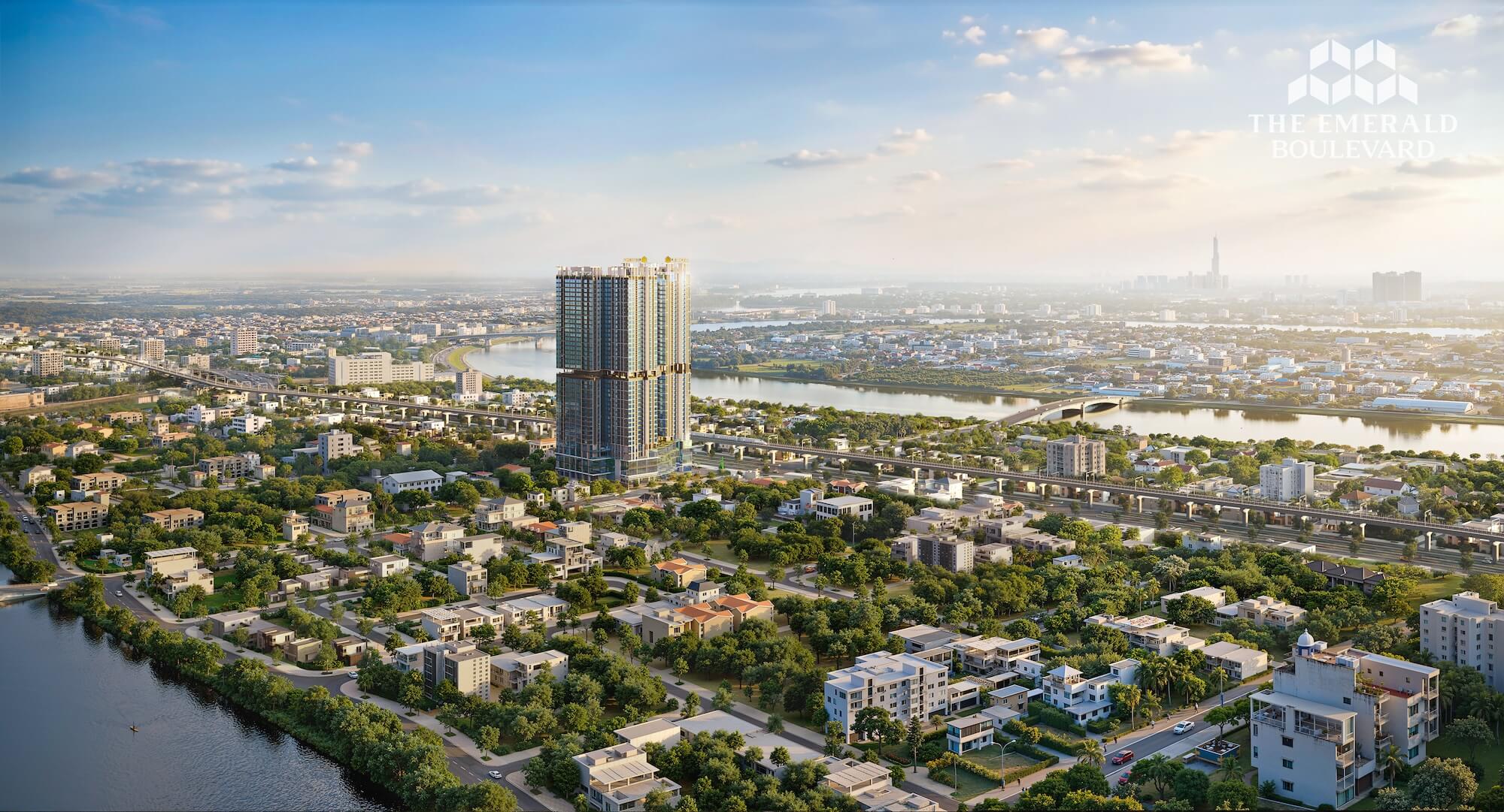 Phối cảnh tổng thể dự án căn hộ The Emerald Boulevard