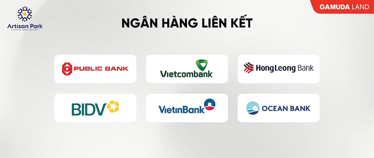 Các ngân hàng cho vay dự án Artisan Park