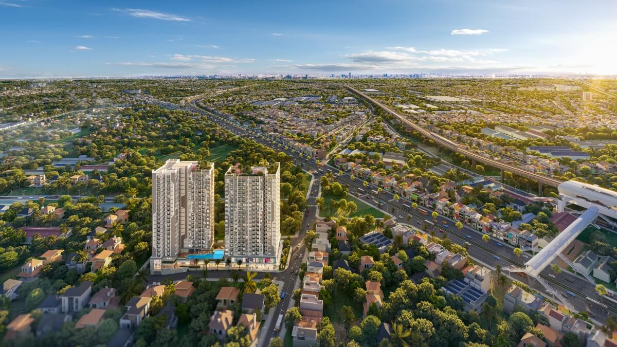 Phối cảnh dự án căn hộ Fenica Dĩ An Bình Dương