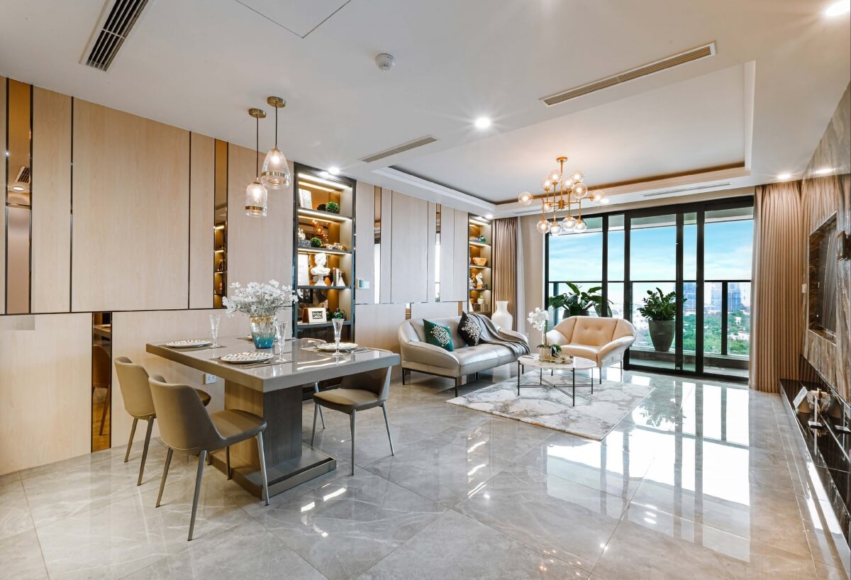 Hình ảnh căn hộ mẫu dự án Noble Crystal Riverside