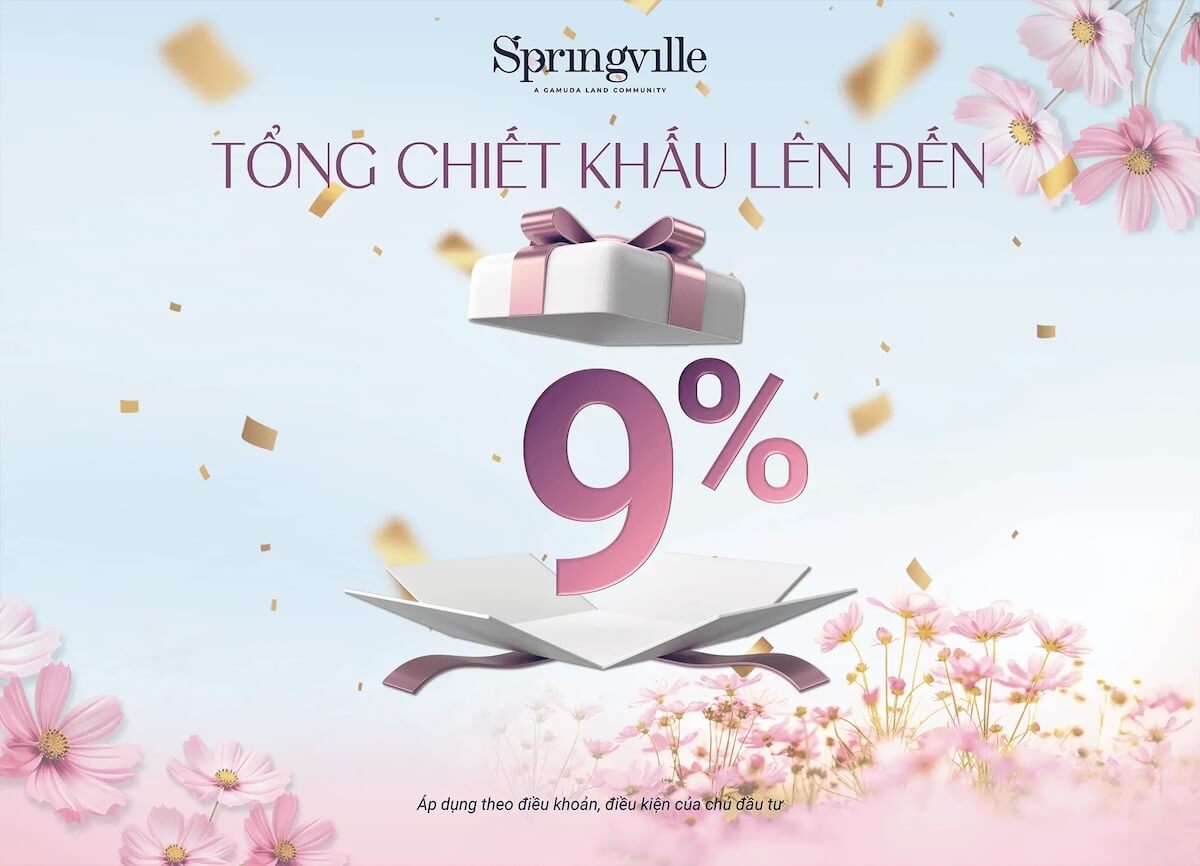 Chương trình chiết khấu dự án Springville