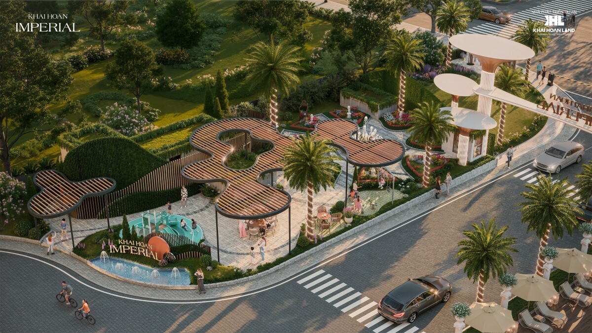 Công viên dự án căn hộ Khải Hoàn Imperial