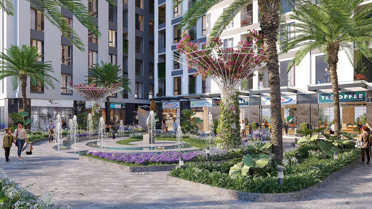 Công viên nội khu căn hộ Tecco Felice Tower