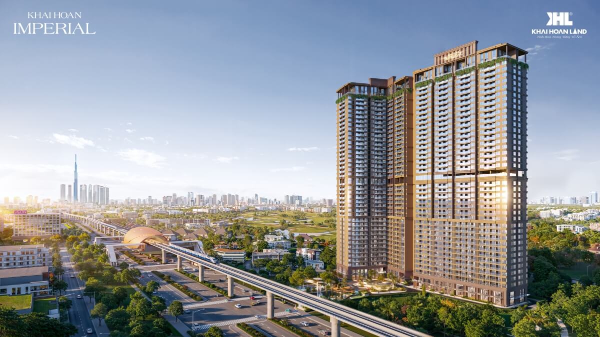 Phối cảnh tổng thể dự án căn hộ Khải Hoàn Imperial