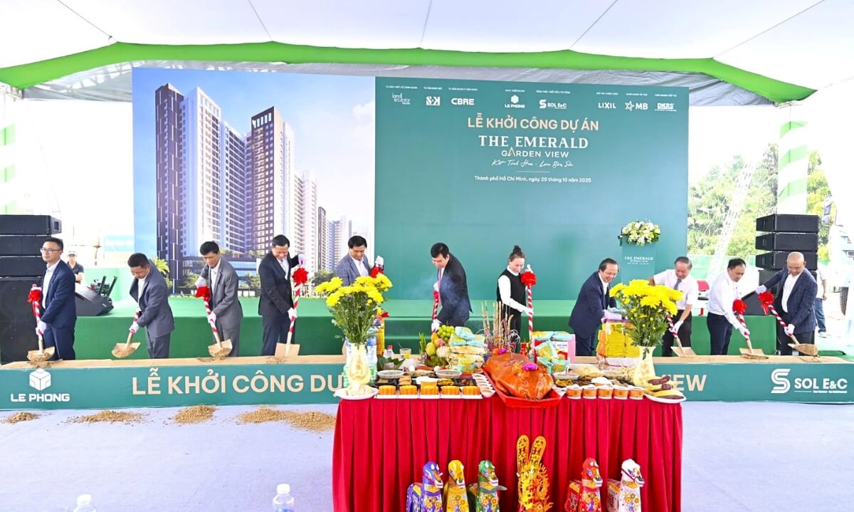 Khởi công dự án căn hộ The Emerald Garden View