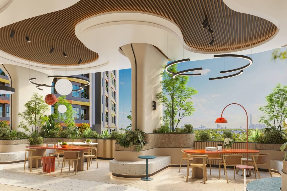 Không gian co-working tại dự án căn hộ Setia Edenia