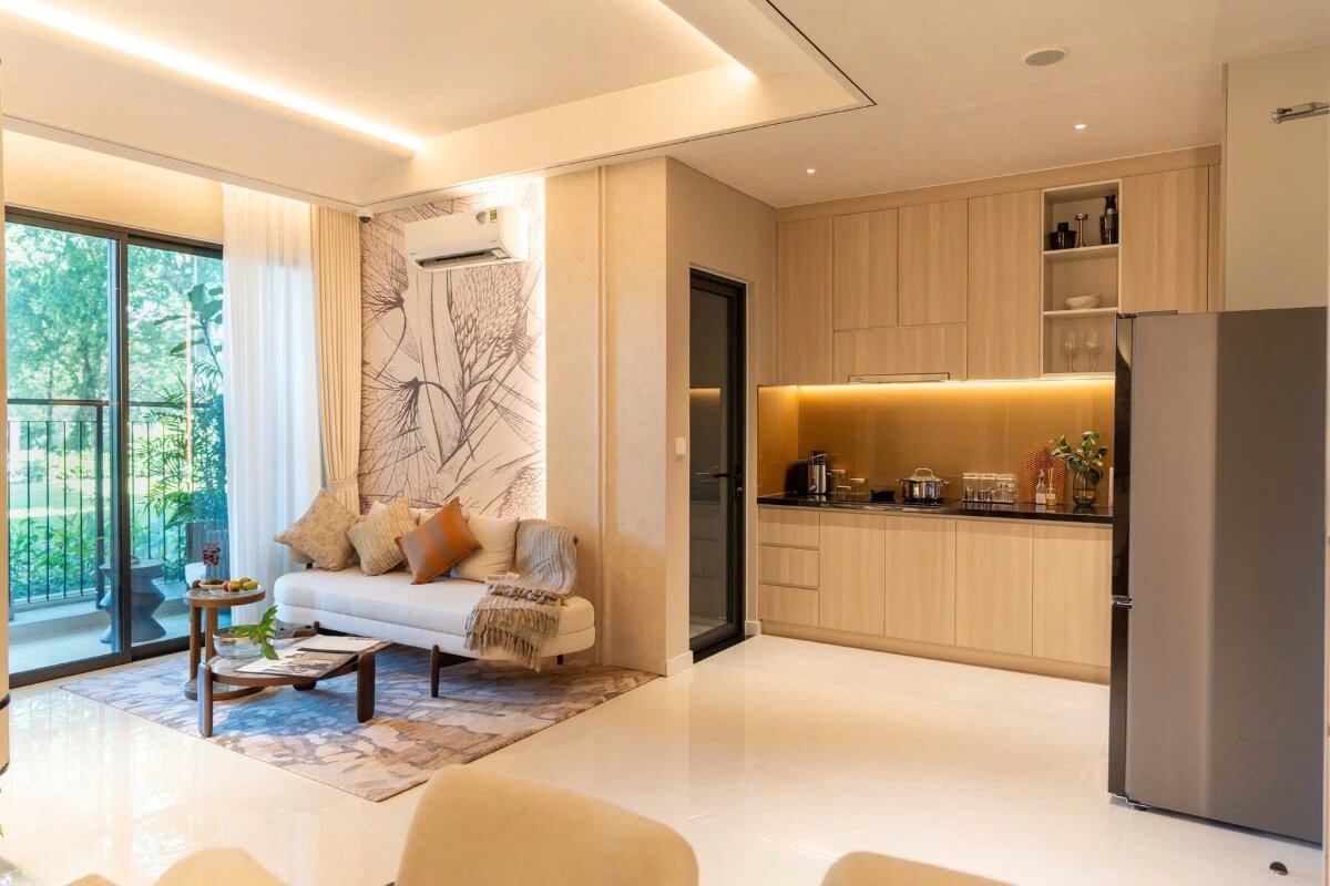 Khu vực bếp căn hộ Setia Edenia