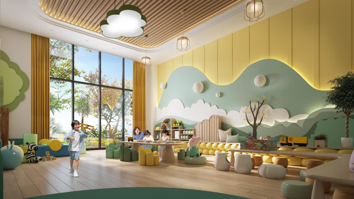 Kid zone tại dự án căn hộ Fencia Dĩ An