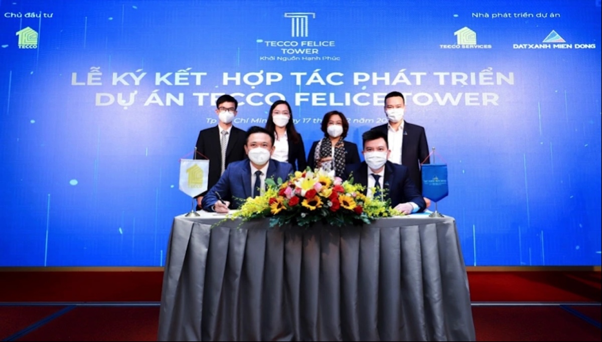 Tecco Group hợp tác phát triển dự án Tecco Felice Tower với DXMD Việt Nam