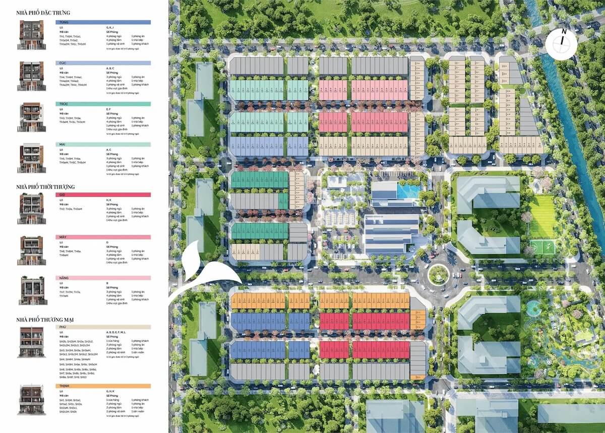 Mặt bằng dự án Springville