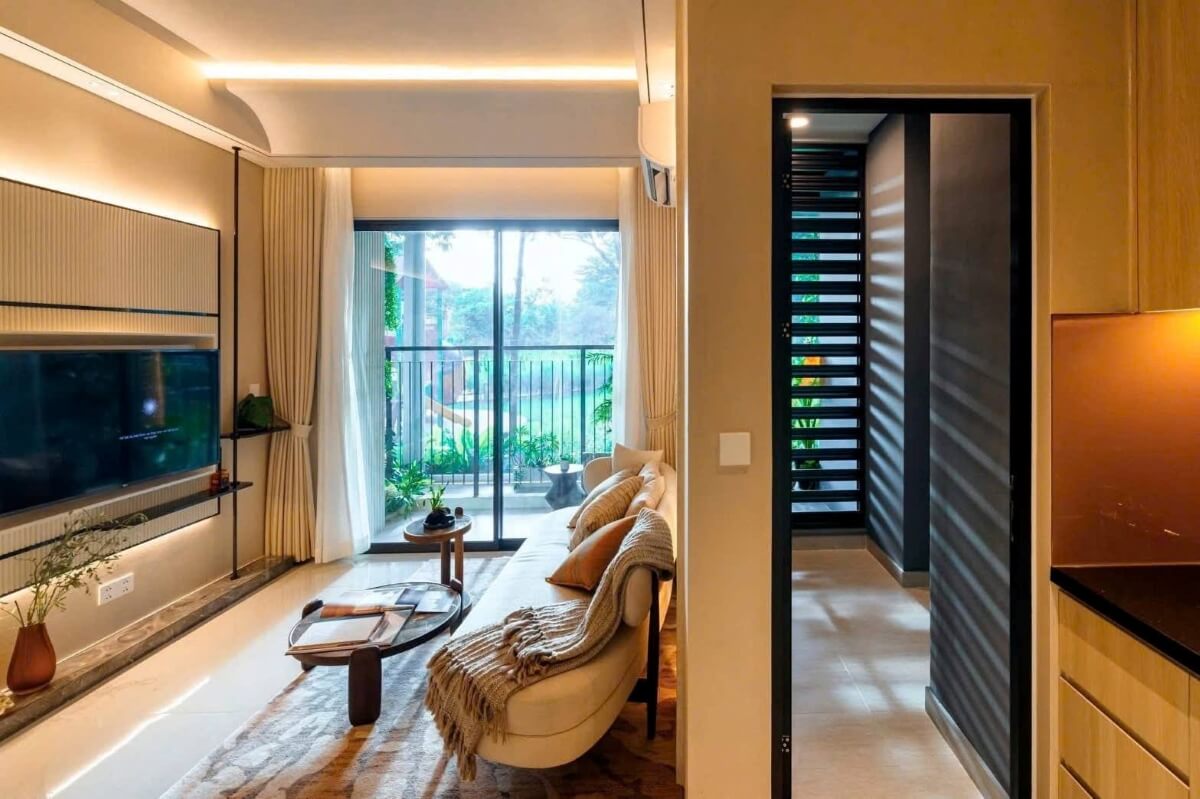 Phòng khách căn hộ Setia Edenia