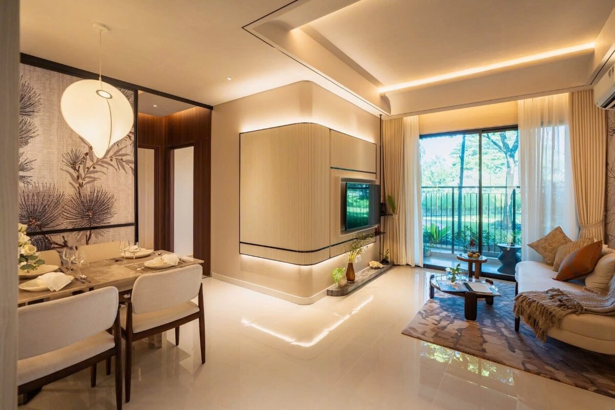 Phòng khách căn hộ Setia Edenia