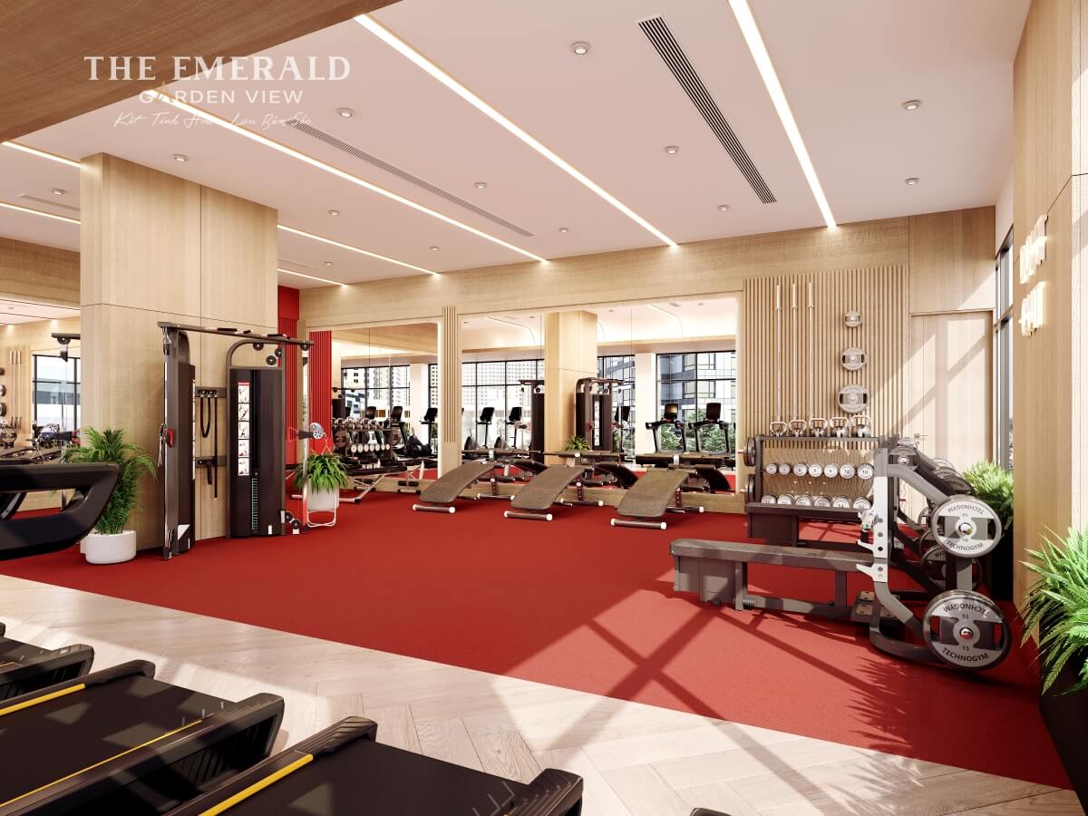 Phòng tập Gym tại dự án căn hộ The Emerald Garden View